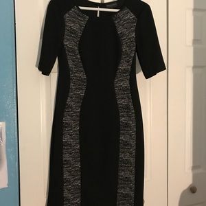 Black and gray dress